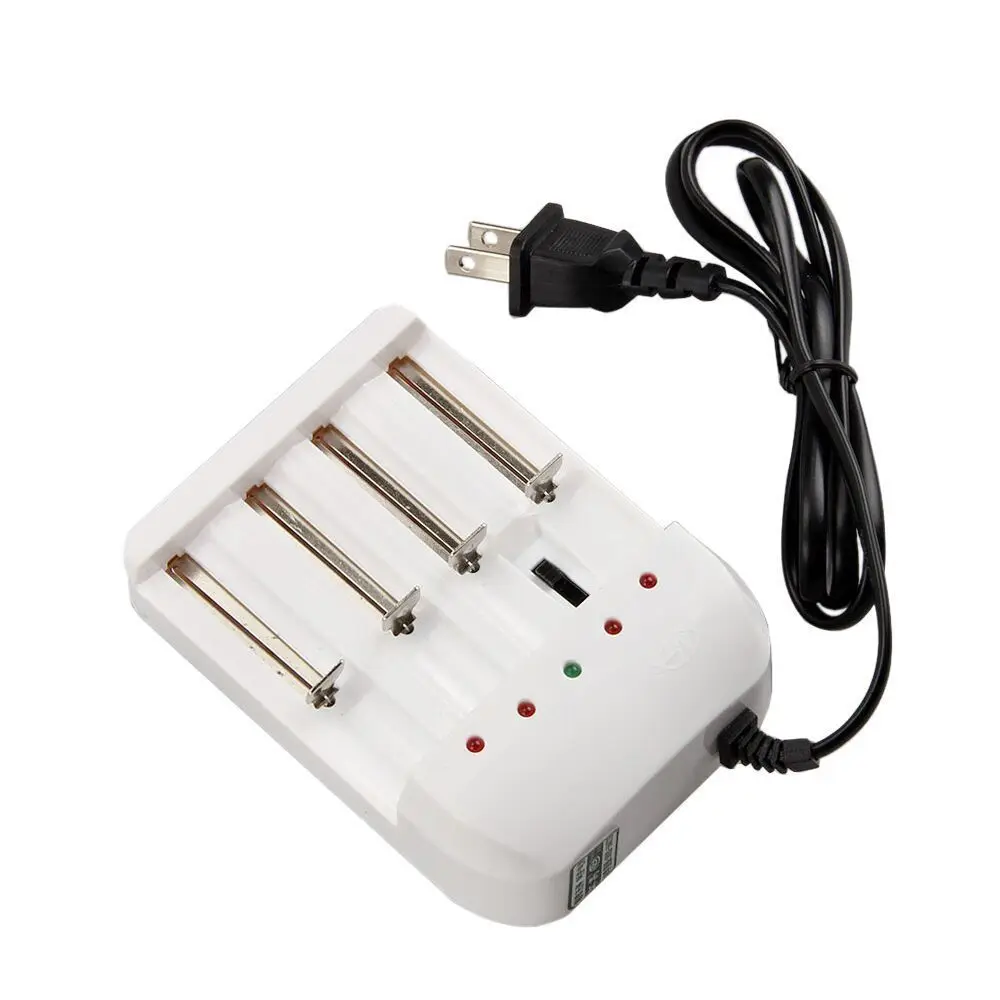 4 Slots Universal Smart Charger Li-ion 18650 NiMH NICD 26650 14500 10440 AA AAA Battery Charger EU US Plug Drop Shipping