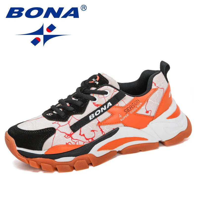 BONA New Designers Mesh Breathable Running Shoes Women Outdoor Walking Shoes Woman Fashion Sneakers Ladies Jogging Footwear