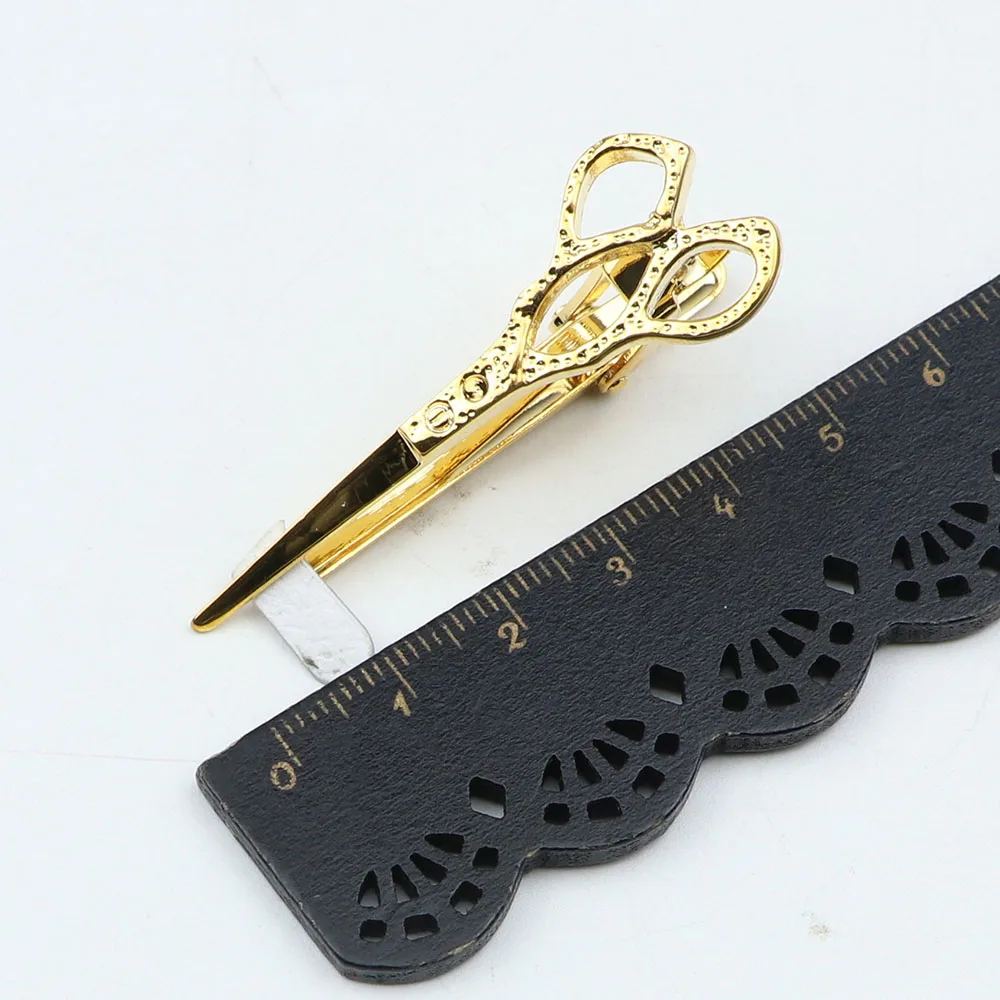 New Men\'s Tie Clip Bright Chrome Stainless Steel Saw Wrench Shovel Shape Jewelry Necktie Clips Pin Clasp Clamp Wedding Gifts