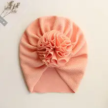 Baby Flower Soft Headband Hat #5