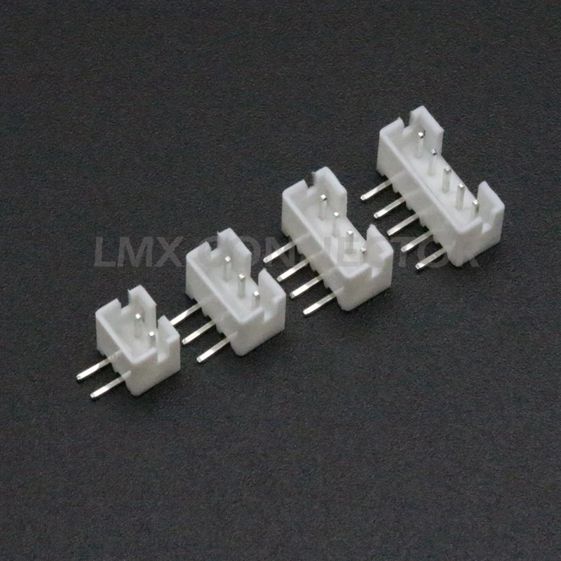 50pcs JST PH 2.0 Connector 2P 3P 4P 5P 6P 7P 8P 9P 10P 11P 12P 14P 16P-20 Pin Header 2.0mm Pitch THT Right Angle Bent Pin Socket