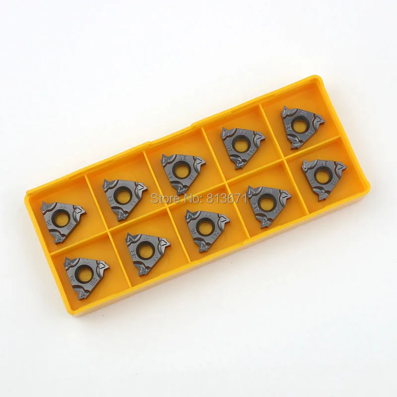 10pcs 16ER IR 11W 12W 14W 16W 18W 19W Thread Blade Inserts Carbide Turning Tool Stainless Steel Processing Lathe Turning Tools