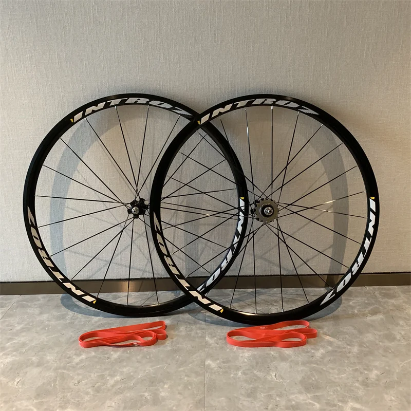 700c Aluminum Alloy Intro7 Wheel Rim I7 Racing Fixie Bike Bicycle Track Bike Wheels 20 And 24 Hole Fixed Gearing Bikes Wheelsets