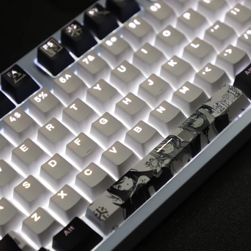 Game Arknights Keycap Cool Man Anime Keycap Mechanical Keyboard Fashion Kaycaps