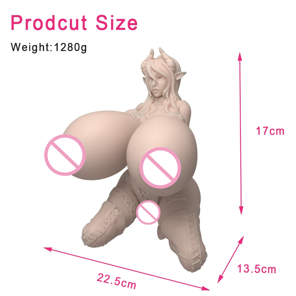 MRL Anime Adult Sex toy for men 3D Action Figure Realistic Vagina Male Masturbator Sucking Cup Silicone Artificial Pussy Doll