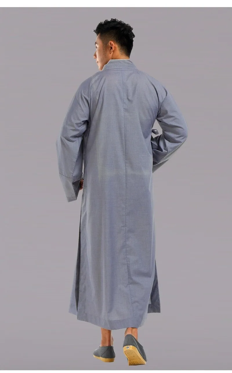 

Cotton Buddhist Robe Shaolin Monk Dress Kung Fu Uniform Meditation Suit Costumes Unisex