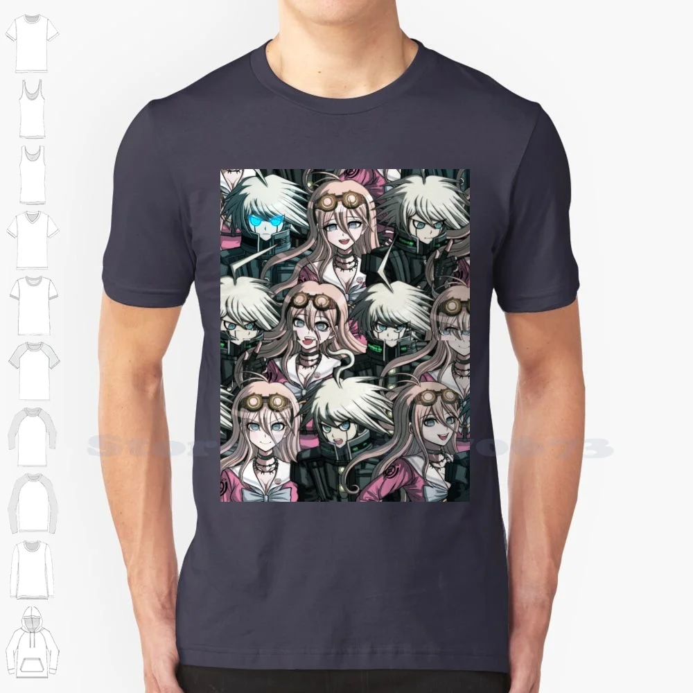 K1 B0 / Miu Iruma Black White Tshirt For Men Women Kiiruma K1 B0 Keebo Miu Iruma Inventor Robot Danganronpa Sprite Sprites