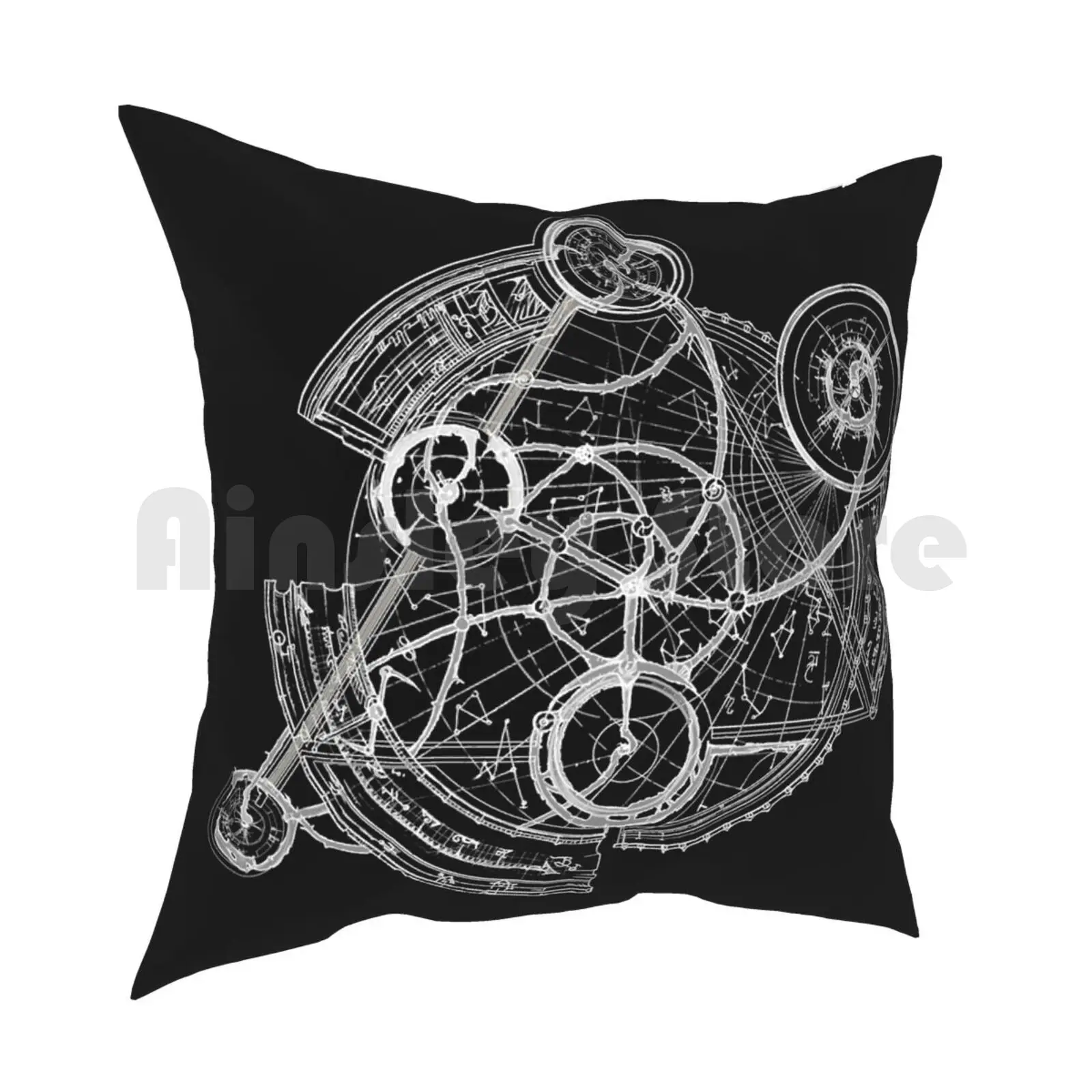 Traod Logo ( All Seeing Eye ) [ Bright Version ] Pillow Case Printed Home Soft Throw Pillow Tomb Raider Lara Croft Angel