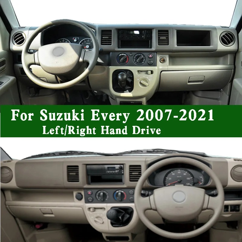 For Suzuki Every DA64 0.7 Landy 2007-2021 Dashmat Dashboard Cover Instrument Panel Pad Dash Mat Anti-Dirt Proof Ornaments