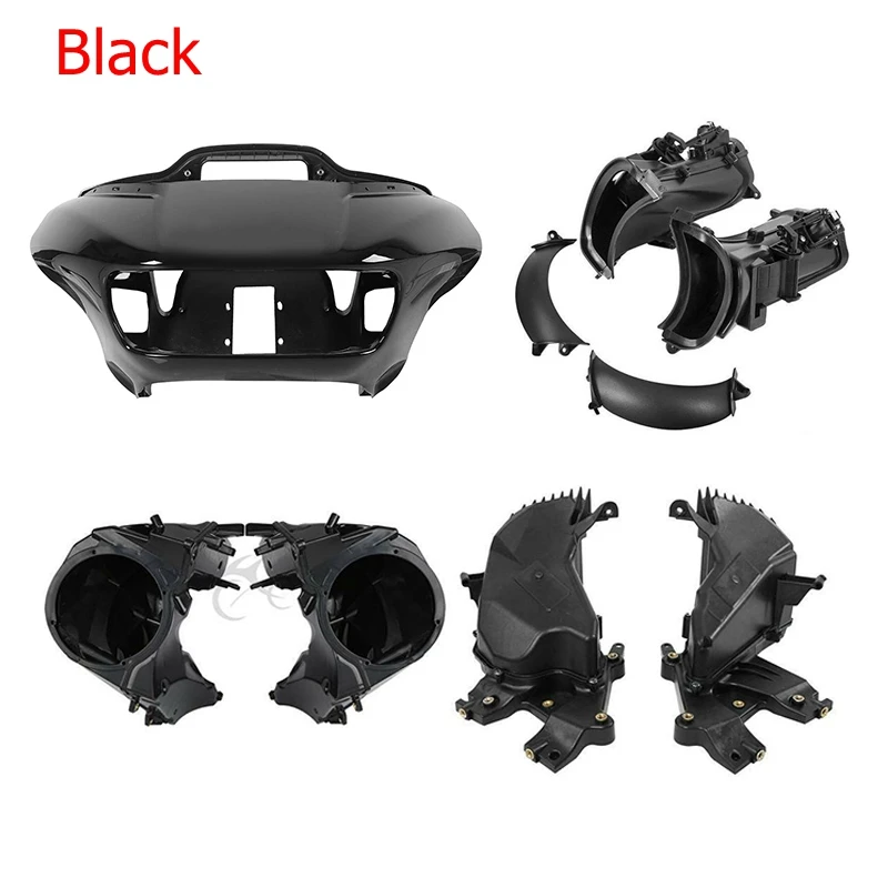 Motorrad Front Outer Innen Verkleidung Lautsprecher Handschuhfach Luftkanal Für Harley Road Glide 2015-2024