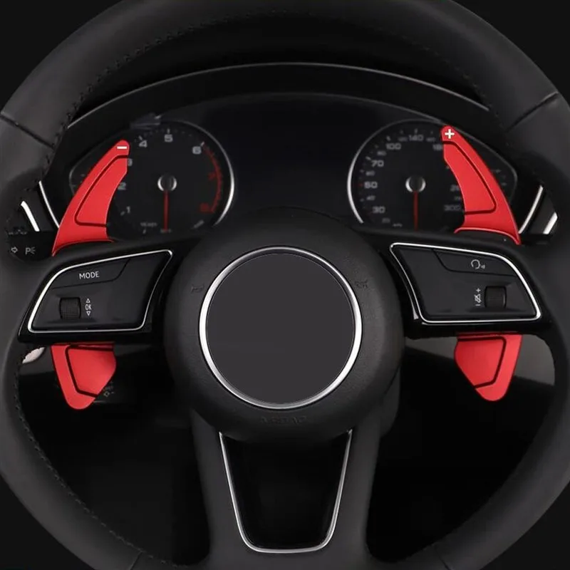 

2PCS Aluminum Alloy Steering Wheel Shift Paddle Shifter for Audi A3 A4 A4L A5 A6 A7 A8 Q3 Q5 Q7 TT S3 R8 Accessories for the ca