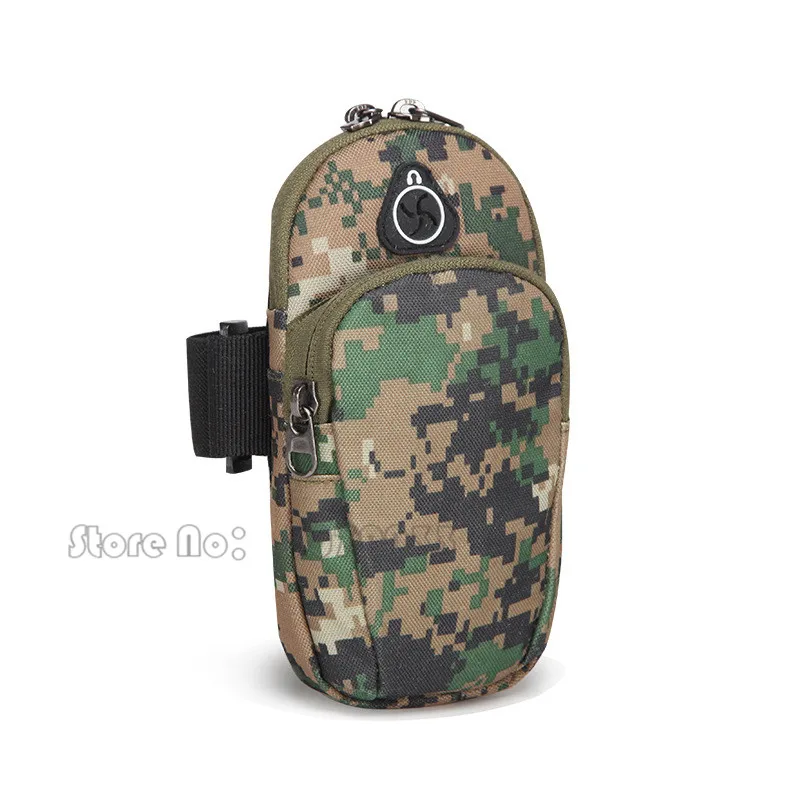 Brassard de course, sac de Camouflage, étui de sport universel pour Smartphone étanche, clés d'écouteurs mobiles, pochette de bras, support de téléphone portable en Nylon