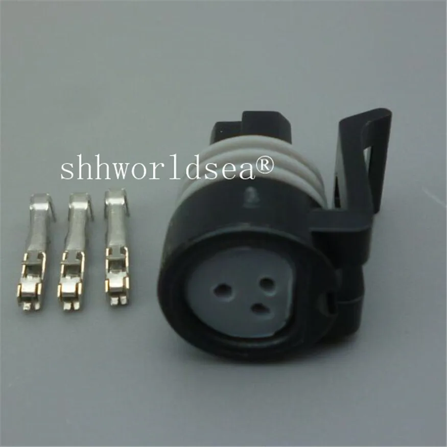 Shhworldsea 1pcs 1.5mm 3 pin car auto waterproof automotive oil Fuel Pressure Sensor Connector plug 12110192 12065287 12078090