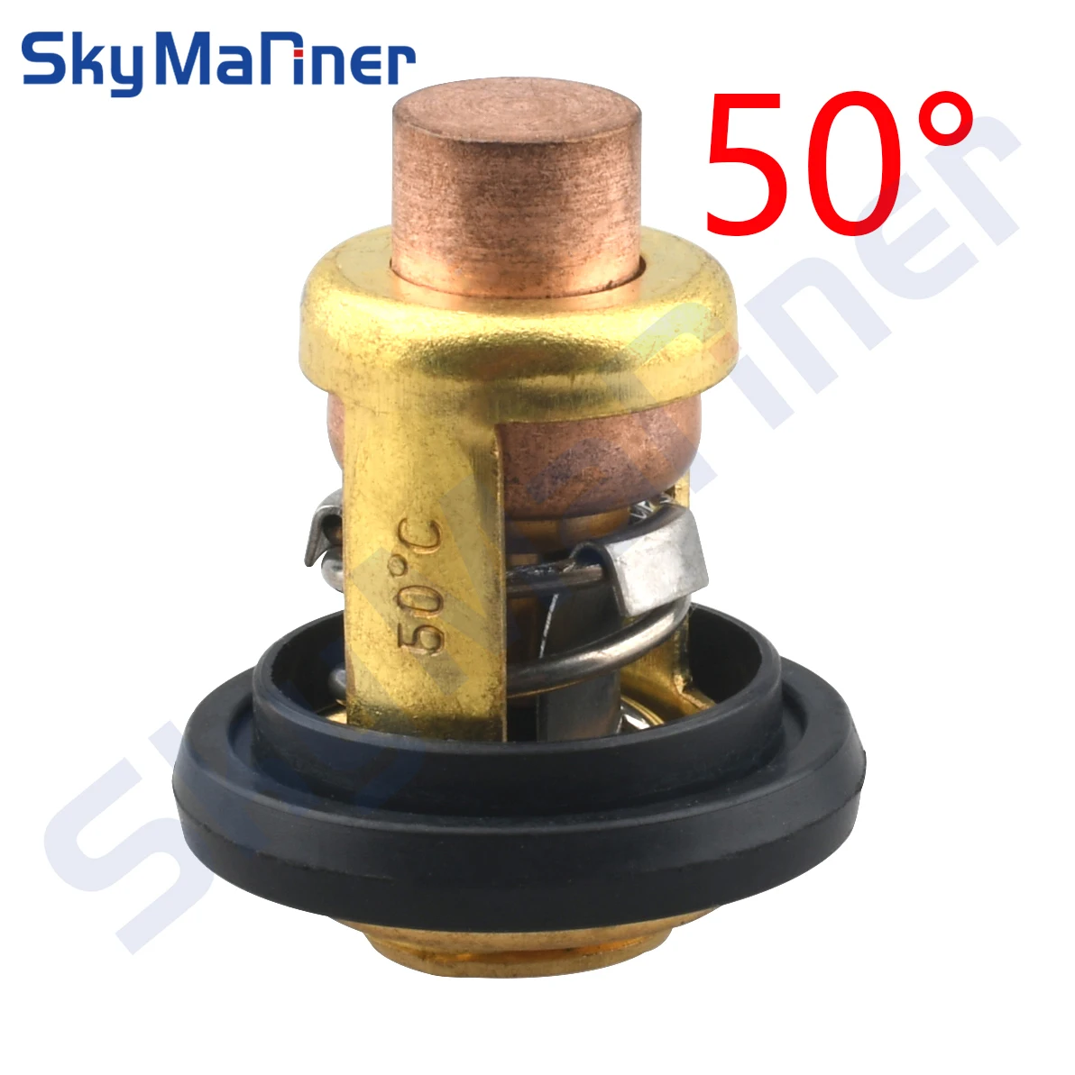 50 Degree Thermostat 6E5-12411 688-12411 6H3-12411 6E5-12411-10 For Yamaha For SUZUKI Outboard Motor 15 25HP 30HP 40HP