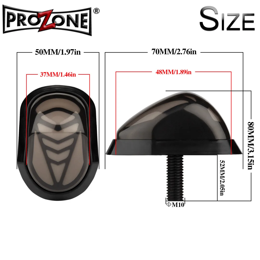 Motorcycle parts are suitable for Honda MSX little monkey embedded V-shaped LED light guide running water steering lamp