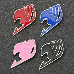 Fairy Tail Brooch Pin Guild Resizable Tattoo Natsu Lucy Happy Gray Blue Red Black Enamel Badge Game Anime Fantasy DIY Jewelry