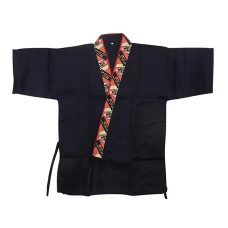 Vtements De Travail Japonais Đổ Nhà Hàng De Sushi Uniformes De Chef De Dịch Vụ Alimentaire Kimono Manches Courtes Imprim