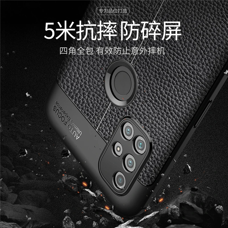 For OnePlus Nord N10 5G Case Leather Soft Silicon Shockproof Bumper Back Cover One Plus Nord N10 Phone Case For OnePlus Nord N10