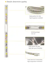 5050 Waterproof LED Strip 220V 60 LEDs/m #4