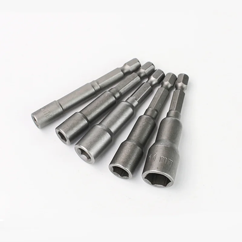 1pcs 5mm-17mm Hex Socket Sleeve Nozzles Nut Driver Set Screwdriver Set Bits Sets Tools