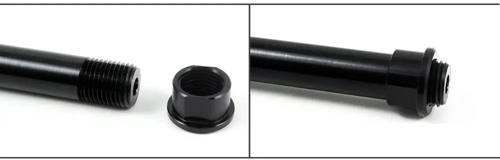 HEPPE MTB Rennrad Steckachse Mutter M12 M14 M15 Gewinde Achsmuttern Fahrradnabenrohr Welle Spießkappe für P1.0/1.25/1.5/1.75mm Thru Alxe – Detail 39