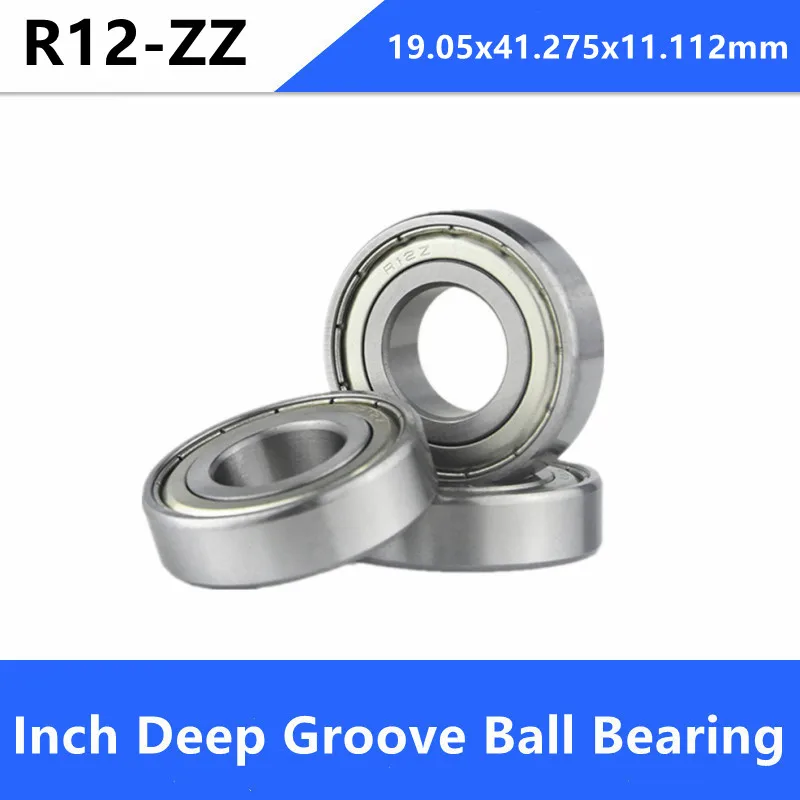 100pcs/lot R12ZZ R12 ZZ 2Z bearing 3/4