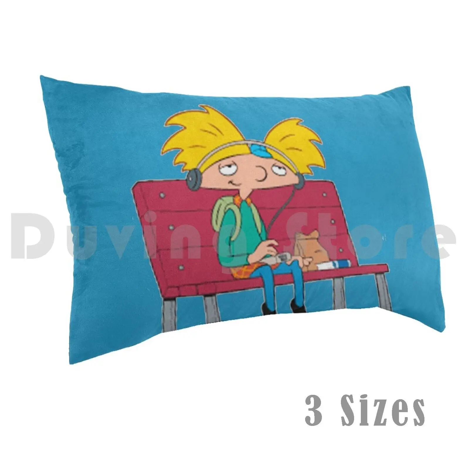 Arnold-HeyPillow case Arnold Vintage Cartoons Arnold Gerald Helga Sunset Arms Phil Gertrude