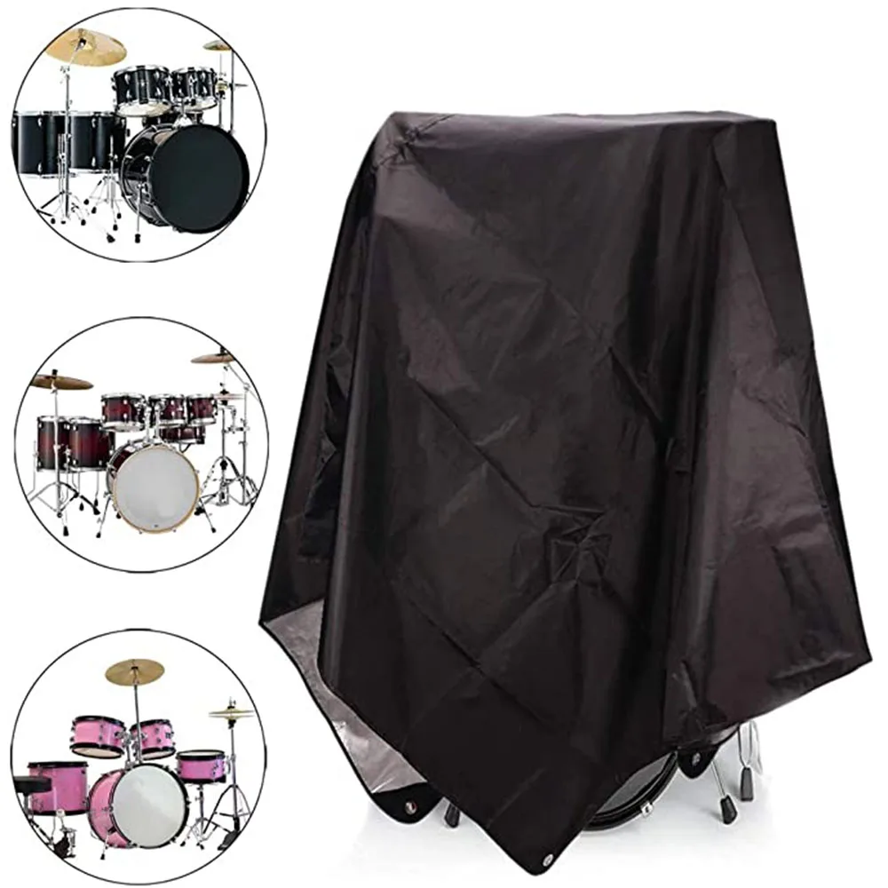 

103x274cm Drum Set Cover Durable 420D Oxford Cloth Waterproof Drum Dust Cover Electronic Drum Kit Instrument Covers