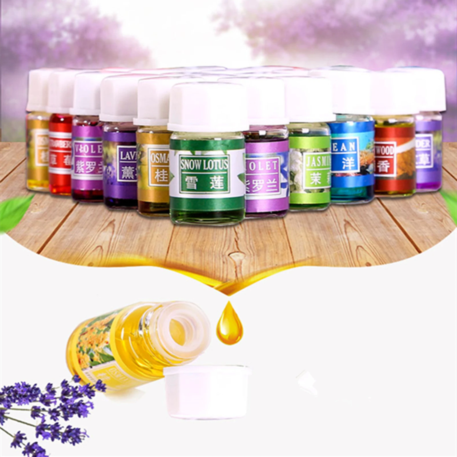 36 Bottles Aromatherapy Essential Oil Set, Pure 12 Scent Essential Oils Set for Diffuser,Therapeutic Fragrance Oils Kit