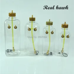 260-1000CC More Transparent Fuel Tank with CNC Aluminum alloy Cover For Nitro and Gas Plane For RC Model Planes Airplanes Parts