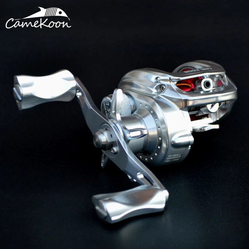 

CAMEKOON 3 Colors All Aluminum Baitcasting Reel 7KG Drag 7.3:1 Gear Ratio Magnetic Brake System Lure Fishing Saltwater Cast Coil