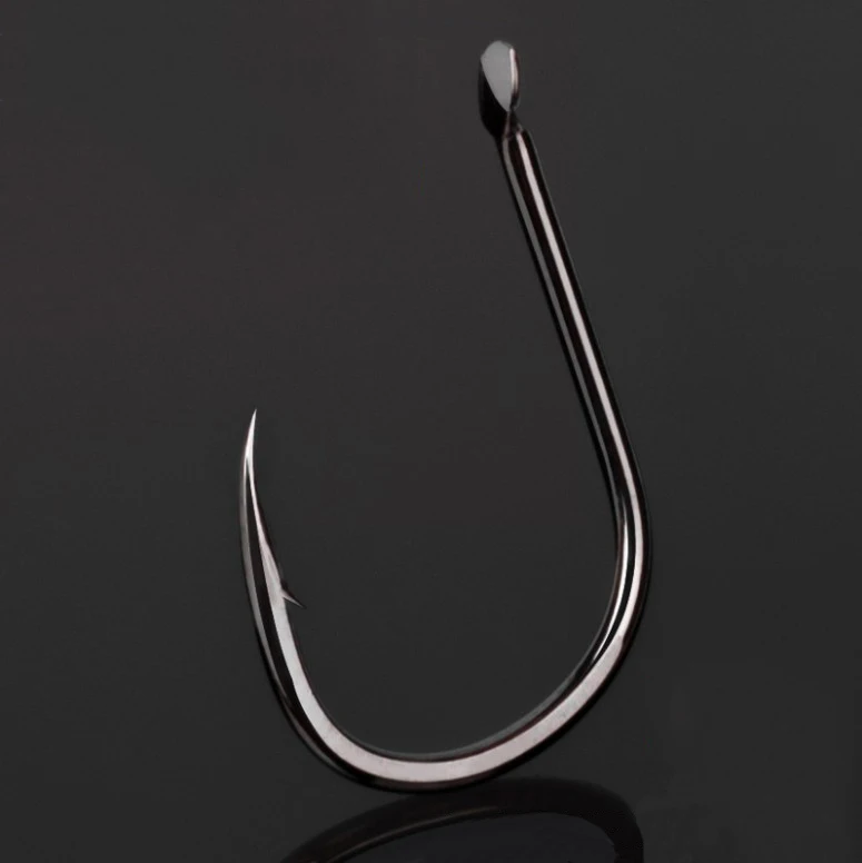 DYGYGYFZ 200pcs/set Super Sharped Forged Fishing Hooks 1#-15#High Carbon Steel Carp Fish Hook High Quality Barbed Hook