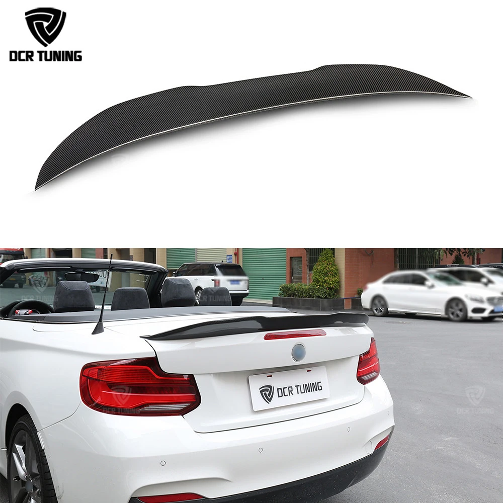 

PSM Style For BMW F22 Spoiler Carbon Fiber Spoiler 2 Series F22 Coupe & F87 M2 220i M235i 228i Carbon Spoiler Lips 2014 - UP