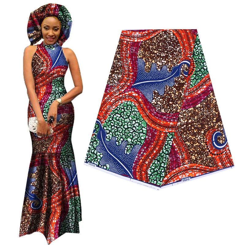 Elegant Africa Ankara Prints Batik Fabric Guaranteed Real Wax Patchwork For Women Party Dress Crafts 100% Cotton Best Quality