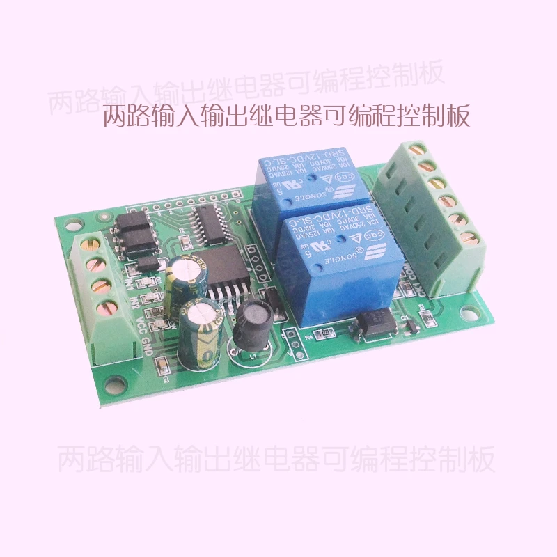 Two-way Input and Output Control Board Programmable Relay Industrial Control Board Six-way AD