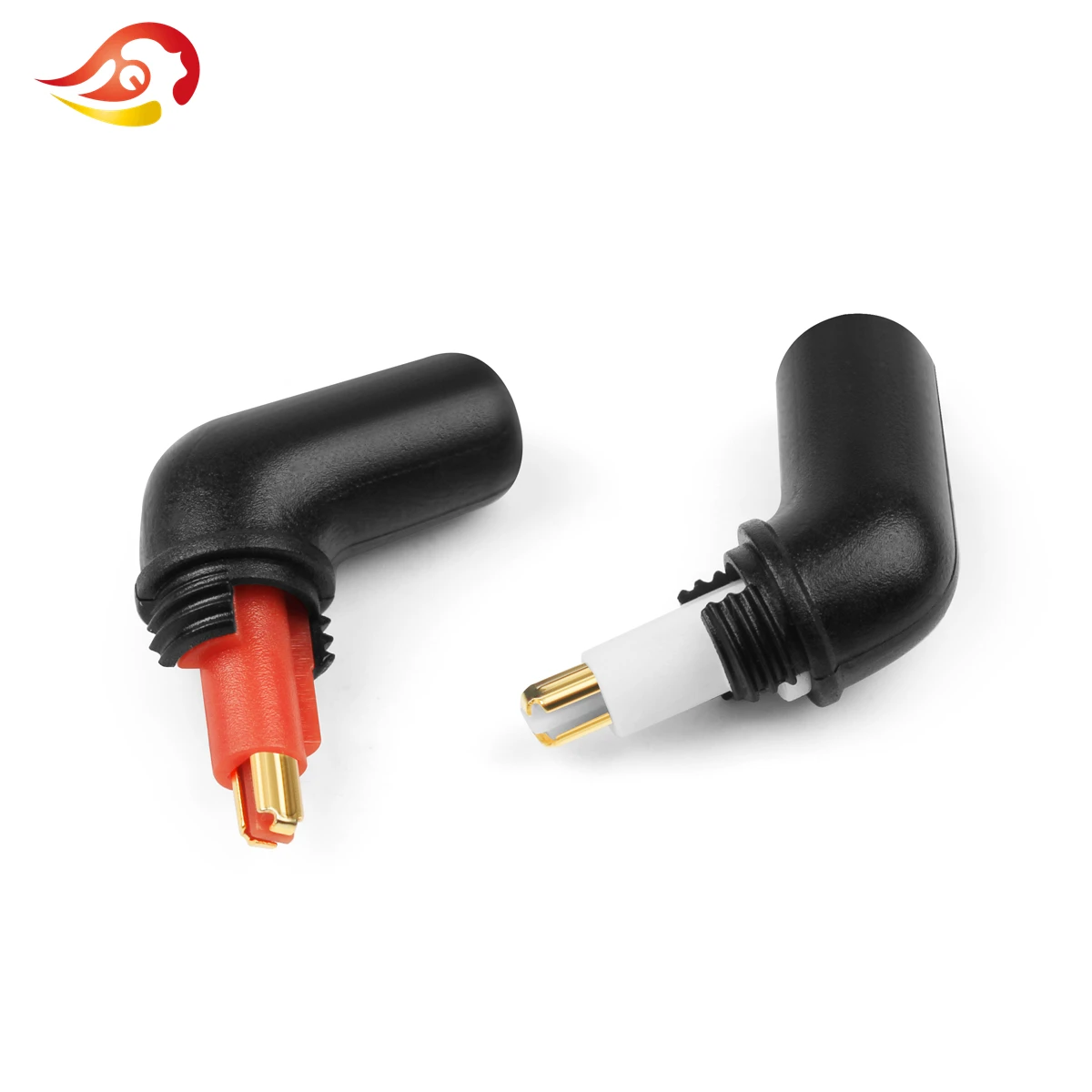 QYFANG Gold Plated Copper Earphone Pin Bend Plug Wire Connector Metal Adapter For MDR EX1000/800/600/7550 EXK HiFi Headphone - Image 2