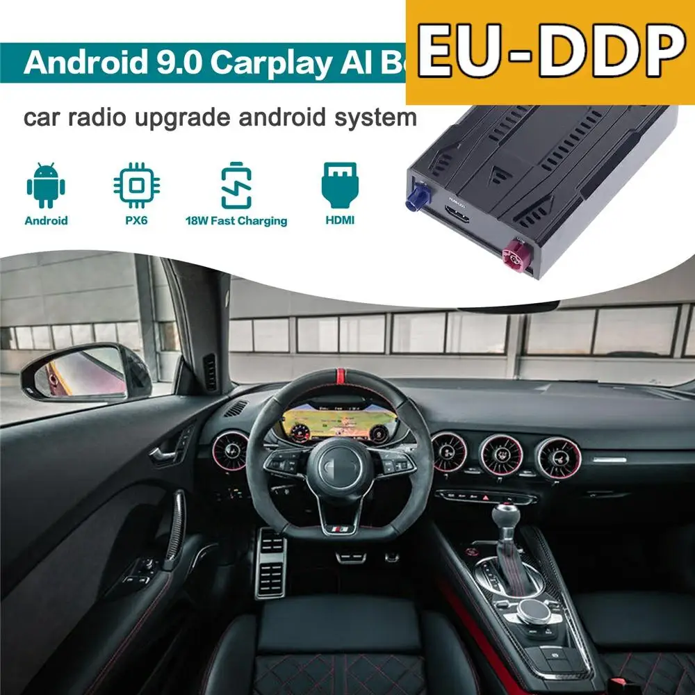 128GB Carplay Ai Box Car Radio Upgrade Android Auto For Audi TT 2017 2018 2019 2020 Stereo Smart Multimedia Player WIfi