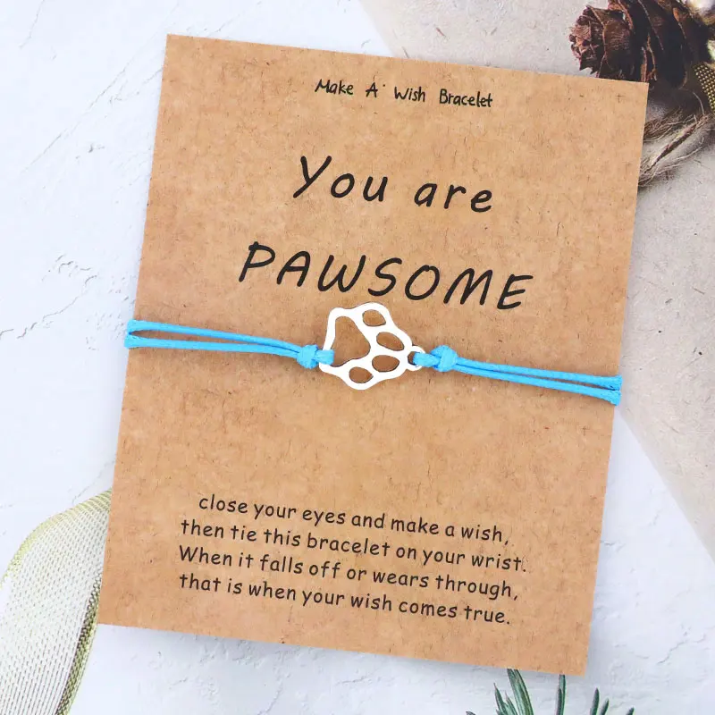 أنت باوسوم الكلب سوار باو طباعة سوار حلية الكلب مجوهرات الحيوان عاشق سوار للنساء الرجال أفضل صديق الكلب عاشق هدية #3