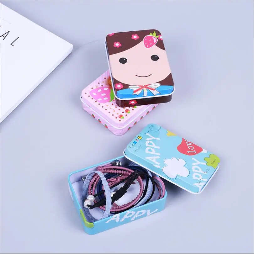 New Cute Box For Loading Hair Clip Barrette Hairpins Accessories For Girls Ribbon Hair Bow Christmas Ornaments Hairgrip T1456