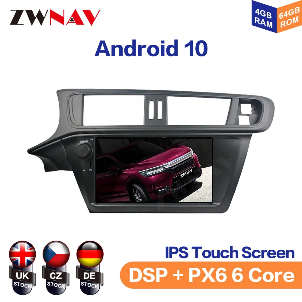 Android 10.0 IPS Screen For Citroen C3-XR 2005 2006 2011 Car Multimedia Player Navigation Audio  Radio Stereo GPS Car Radio  GPS