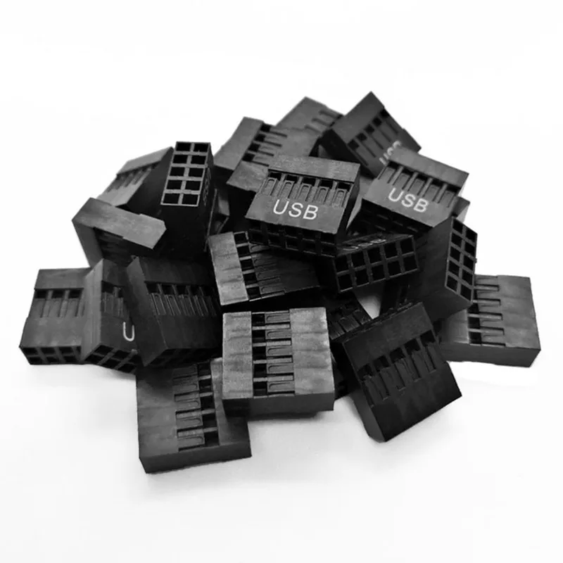 Angitu-Dupont المتحدث موصل ، الطاقة SW ، HDD ، السكن مع دبابيس مجانية لكابل الكمبيوتر ، لتقوم بها بنفسك ، الصوت ، USB ، P-P ، إعادة تعيين ، 2.54 مللي متر