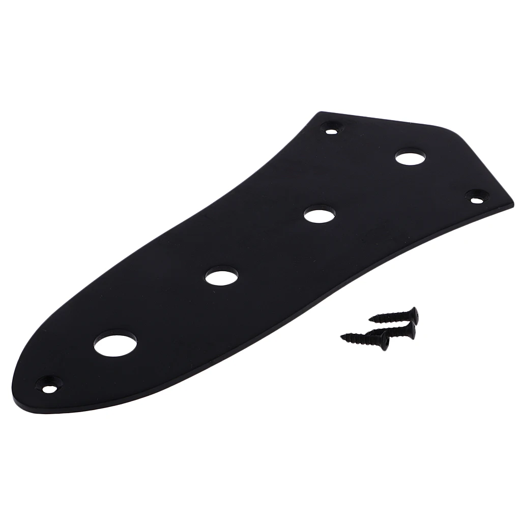 Bass Metal Control Plate 4-Hole for Jazz Bass JB Assembly Part Loaded Electric Bass Accessory