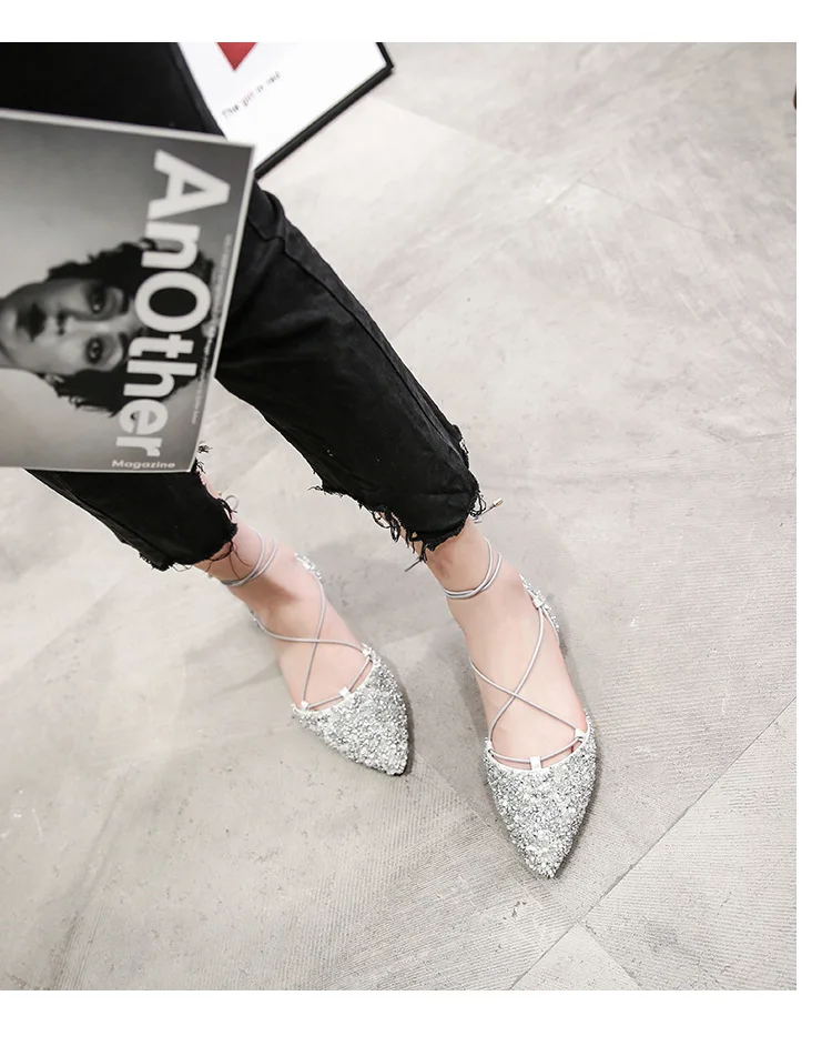 MACHSWON Ballerine Donna Con Strass Floreali – Scarpe Piatte Pieghevoli, Eleganti E Comode