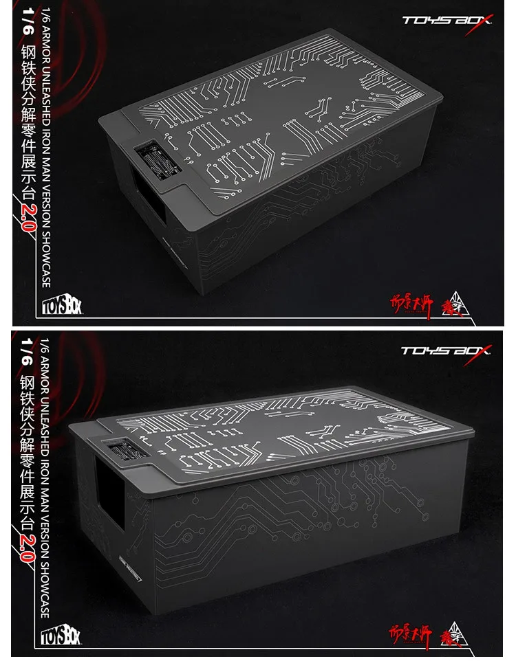 Collectible 1/6 Scale Toys-Box Decomposition Table HT Parts Display Table MK2 Disassembly Table 2.0 Model