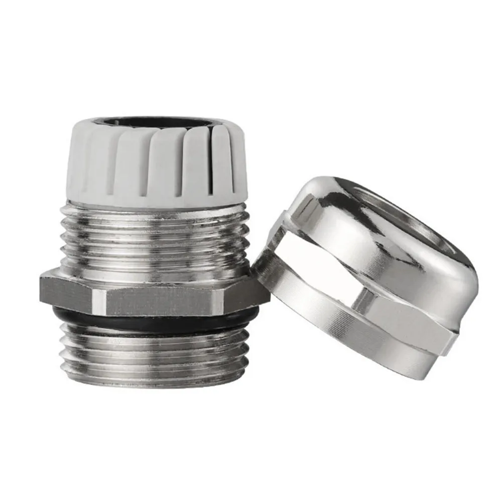 Cabo métrico de inox de aço inoxidável m6 m8 m10 m12 m14 m16 m18 do conector ip68 da glândula de cabo impermeável 304 para o cabo de 3-6.5mm 4-8mm