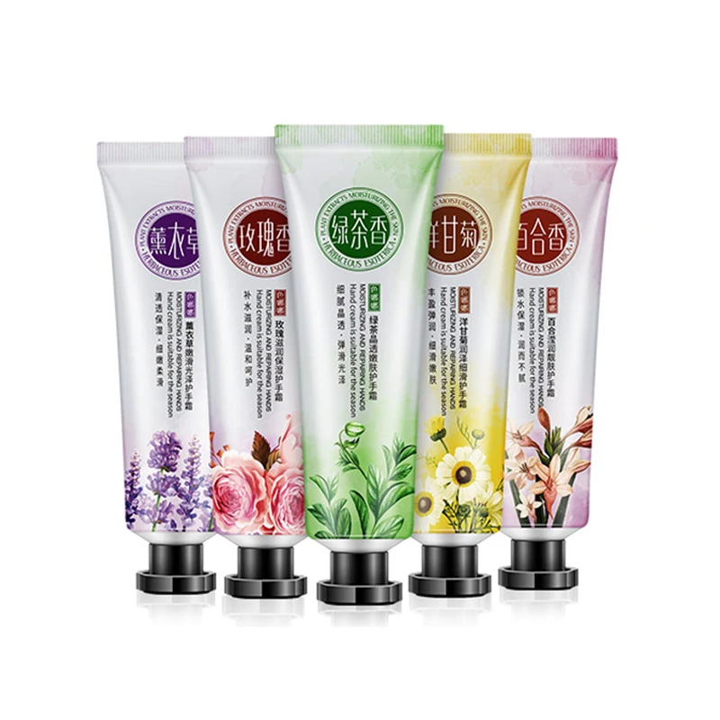 Mini Moisturizing Plant Extract Fragrance Hand Cream Hand NailsSkin Care Lotion Repair Anti-cracking High-grade Nourishing TSLM1