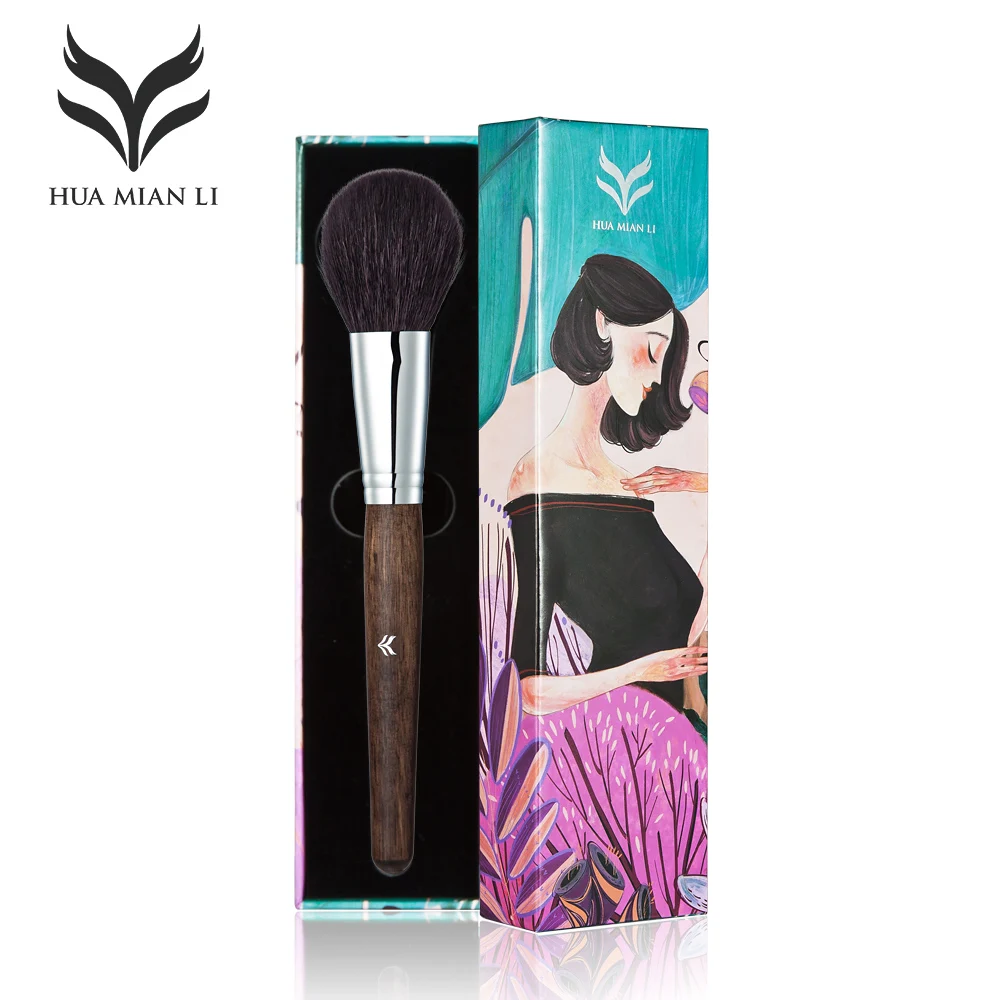 HUAMIANLI – brosse de maquillage pour le visage, accessoire cosmétique, poudre, fond de teint, professionnel, pour femmes