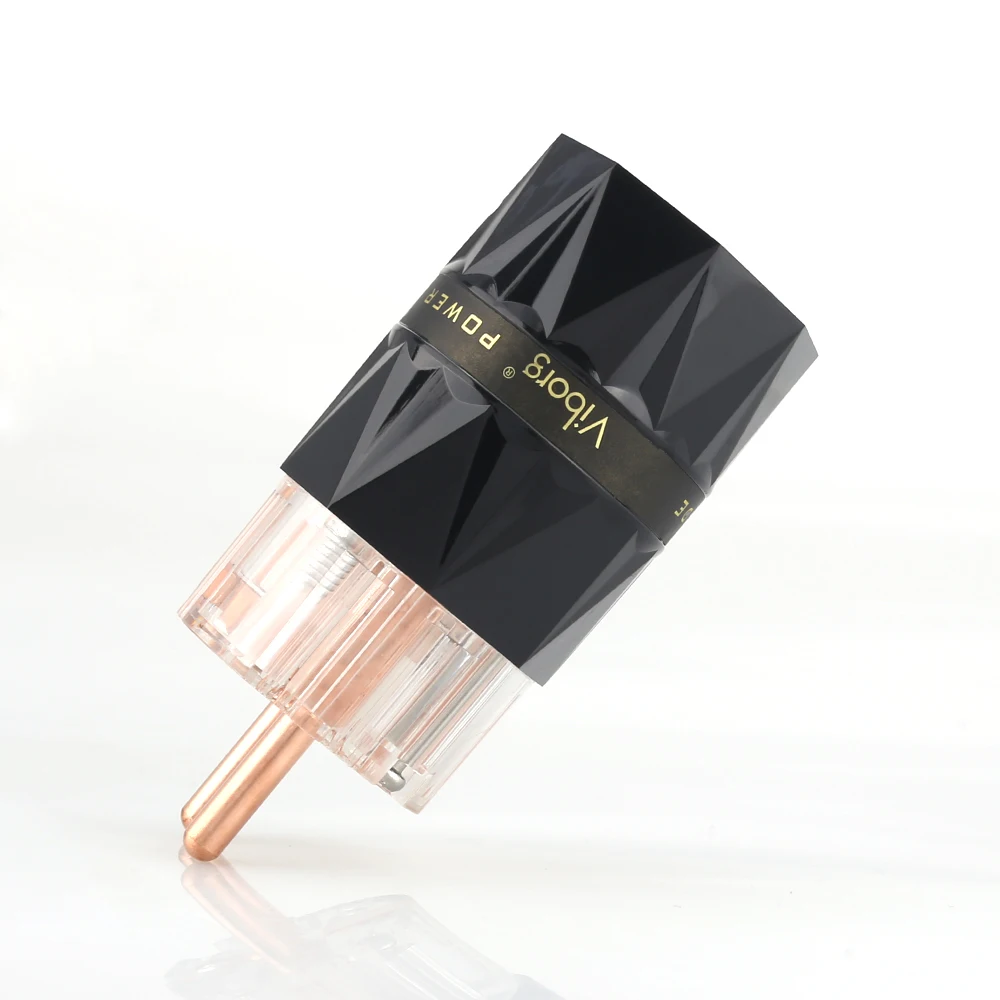 Viborg VE503 Pure Copper Shuko Power Connector Germnay European Power connector Audio Schuko Plug Pure Copper