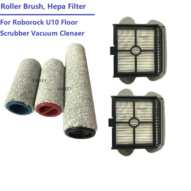 Original Roborock Dyad U10 Pinsel Hepa-Filter Boden Wäscher Staubsauger Zubehör Abnehmbare Roller Pinsel Filter U10 Teile
