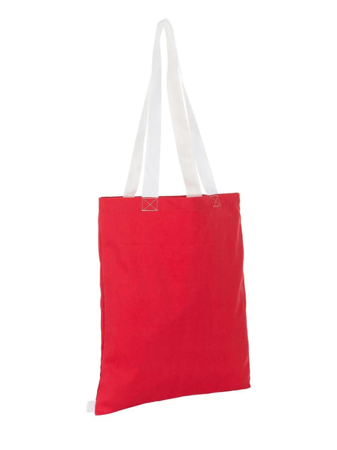 Bolsa De Compra Modelo Hamilton Color Rojo / Blanco